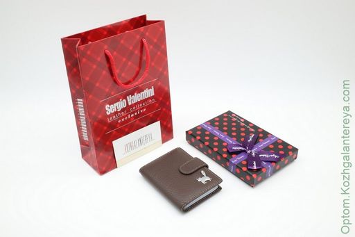 Женская кожаная визитница Sergio Valentini СВ 8030-010  фото 6