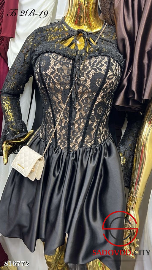 Платье женское с гипюром - Bruno фото 3