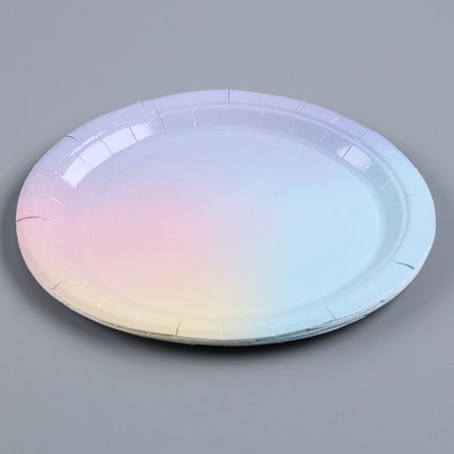 Тарелка бумажная Градиент, набор 6 шт. - Страна карнавалия фото 3