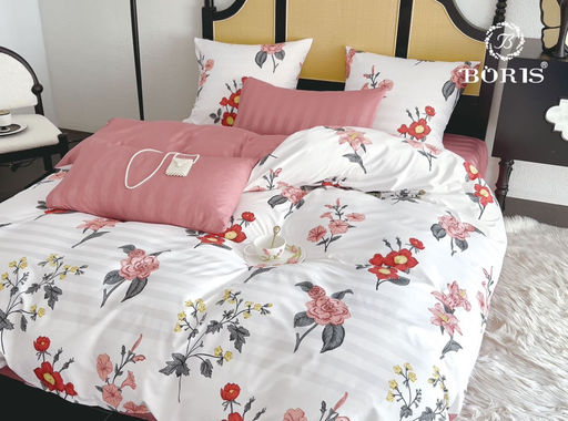 КПБ Boris Двусторонний Страйп-сатин BORDSS012 1.5 спальный