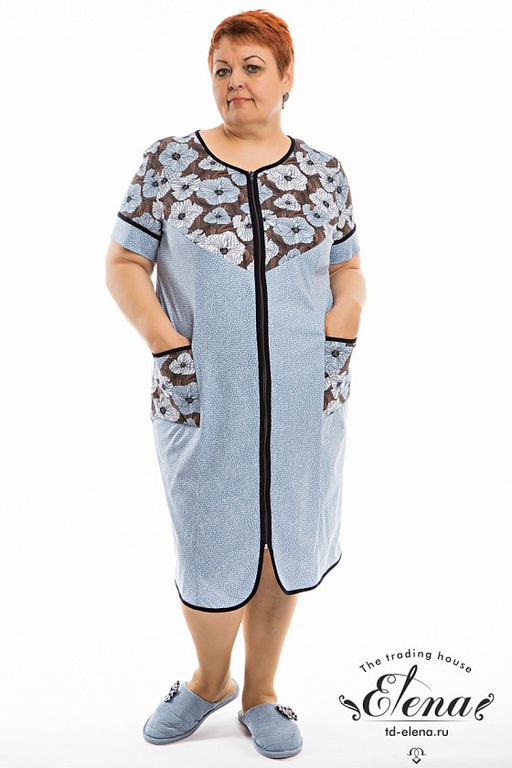 Халат М321105б Набивка - Елена фото 4