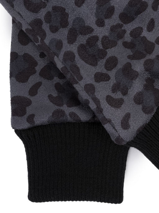 Перчатки жен флис LB-CP-136 black/grey