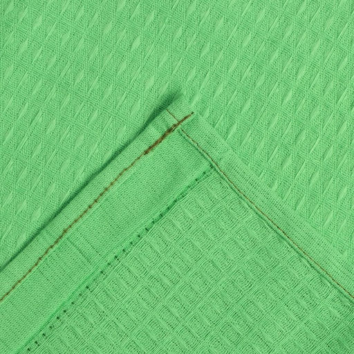 Набор полотенец Доляна цв. светло-зелёный, 40х60 см - 2 шт, 100% хл, вафля 170 г/м2  фото 4