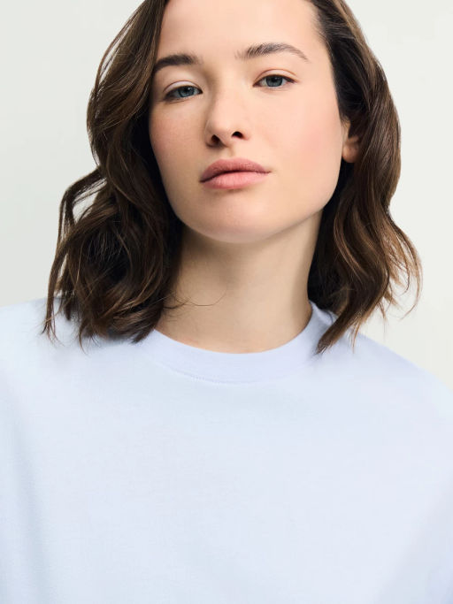 Базовая футболка оверсайз из хлопка / Zarina  фото 7