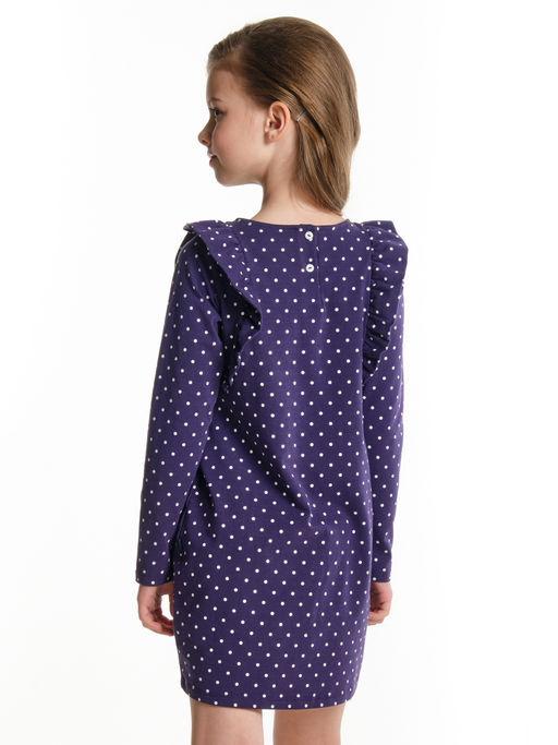 Платье для девочки UD 1421 син.горошек - Mini maxi фото 5