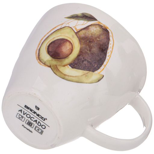 Цена за 4 шт. КРУЖКА BRONCO AVOCADO 375 МЛ  фото 2
