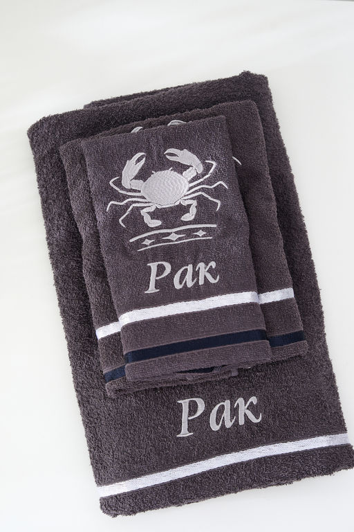 14418/10 Знаки зодиака полотенце махровое плотность 350гр