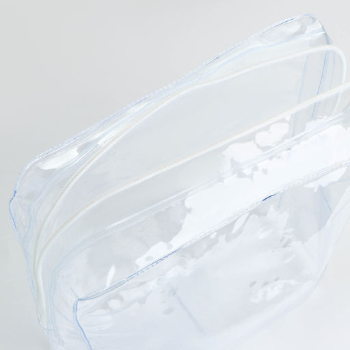 Цена за 2 шт. Косметичка на молнии для бассейна, прозрачная