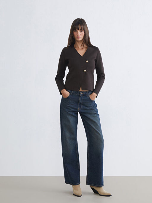 Kruvaze Yaka Kad?n Triko H?rka