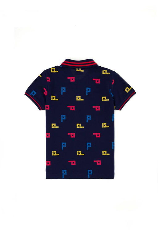 U. S. Polo Assn Темно-синяя футболка с воротником-поло для мальчика - U.s. polo assn фото 5