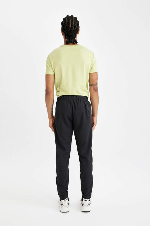 DeFactoFit Облегающие тканые спортивные штаны для бега с двумя карманами на молнии  фото 8