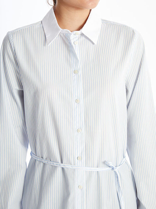 ?izgili Oversize Kad?n G?mlek Tunik