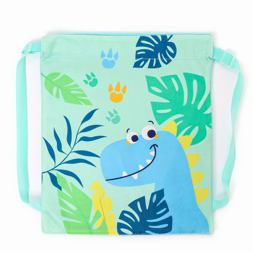 Сумка детская «Дино», 35×30 см, бирюзовая