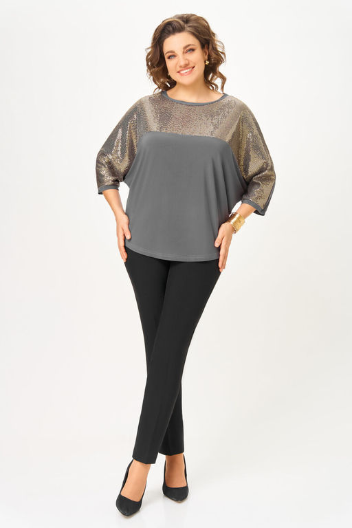 Блуза ДаЛи 5736 серый