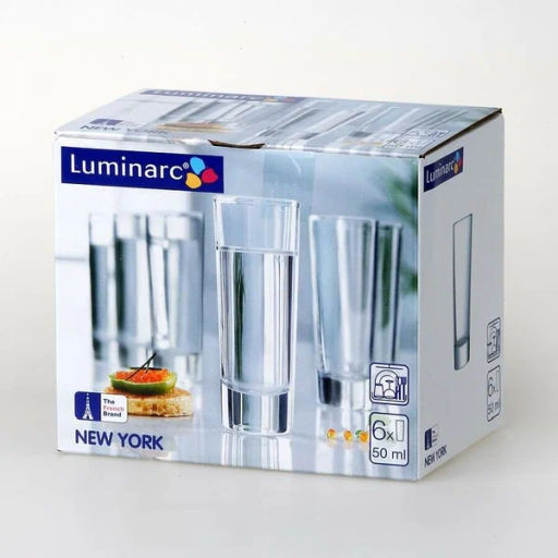 Набор стопок НЬЮ-ЙОРК 6шт 50мл Н5018 /Люминарк/ - Luminarc фото 5