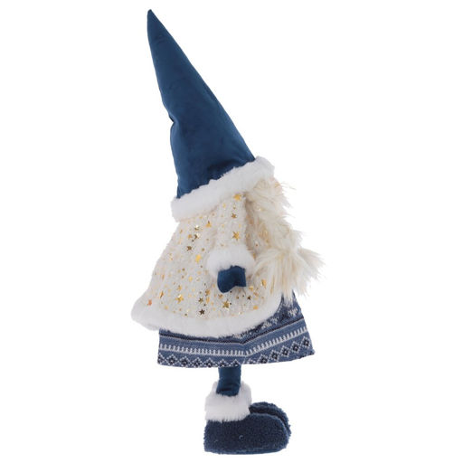 Игрушка набивная с подсветкой "Гном", L22 W18 H59/42 см, 2в.