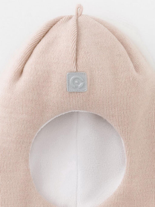 КВ 20311/ш/розовый беж шапка-шлем дет