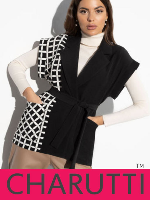 Жилет Модное измерение (с поясом)