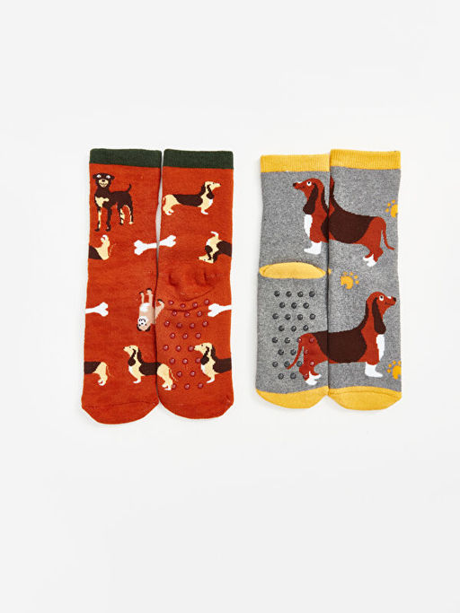 Desenli Erkek ?ocuk Havlu Soket ?orap 3l? - Waikiki фото 3