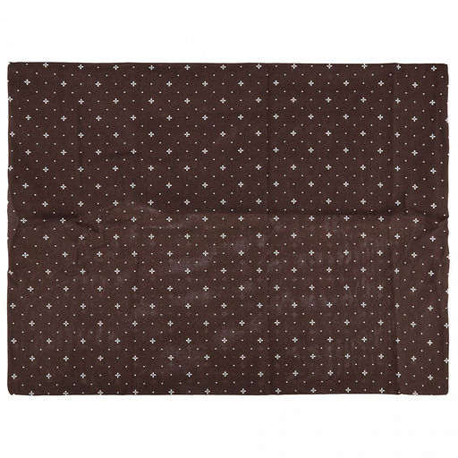 Наволочка 50х70см "Корсика" коричневый, с клапаном-запахом, бязь 121г/м2, хлопок 100%, упаковка ПП 22х30см, "Домашняя мода" (Россия)