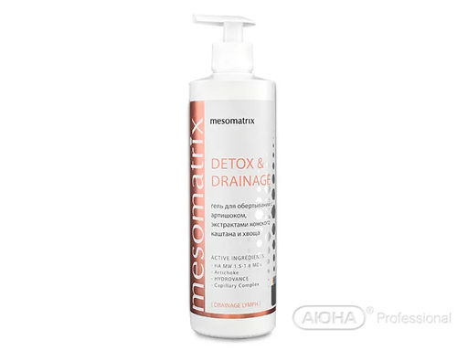 DETOX & DRAINAGE, гель для обертываний с артишоком, экстрактом конского каштана и хвоща - Mesomatrix фото 6
