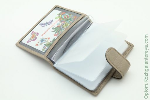 Женская кожаная визитница Sergio Valentini СВ 8035-010 фото 2