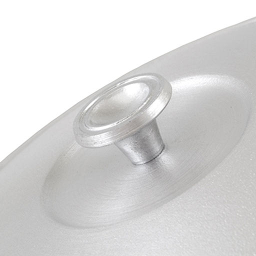 Кастрюля алюминиевая 4л, д32,5см, h14см, литая, металлическая жаропрочная крышка (Россия) - Домашняя мода фото 5