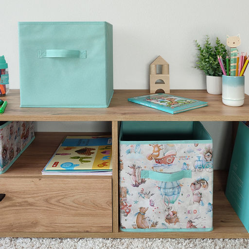 VAL LPY-BOX-2SL Короба стеллажные, без крышки, 28*28*28 см, набор 3 шт., жёлт., ЛЮБИМЧИКИ, шт - Valiant фото 13