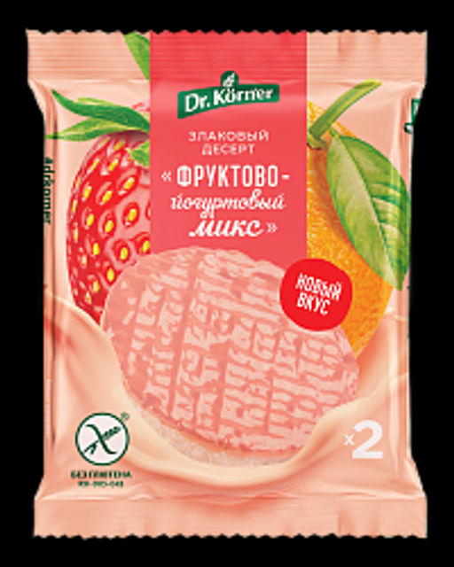 «Злаковый десерт фруктово-ягодный с йогуртом» рисовый 0,034