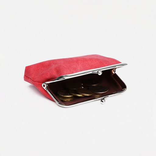 Кошелёк на фермуаре, цвет красный - Simaland фото 2