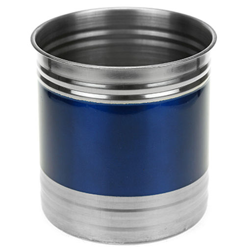 Банка для сыпучих продуктов из нержавеющей стали 1,4л, д12,5см, h13см, крышка пластмассовая с пароотводом, цветной корпус, синий, в коробке (Китай) - Домашняя мода фото 2