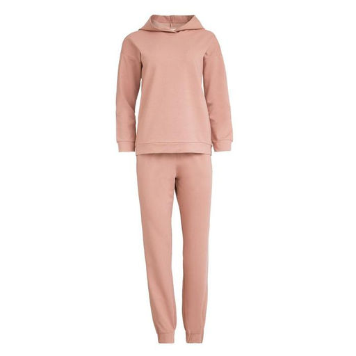 Костюм женский (худи, брюки) MINAKU: Casual Collection цвет бежевый, размер 50