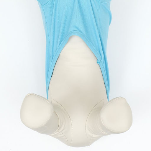 Футболка-поло для животных, XL (ДС 40, ОГ 50, ОШ 33 см), голубая - Simaland фото 5