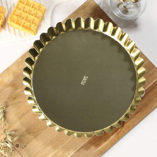 Форма для выпечки торта «Солнце», d=27.5 см, h=5.5 см, антипригарное покрытие, цвет МИКС