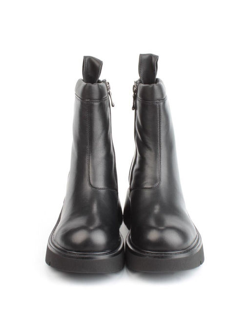 04-M3-L860 BLACK Ботинки зимние женские (натуральная кожа, натуральный мех)