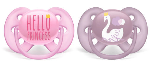 philips avent / Соска Пустышки Ultra soft Hello 6-18 мес 2 шт. фото 2