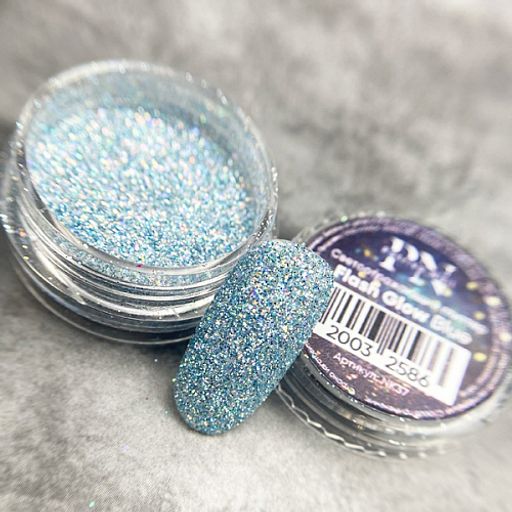 Светоотражающий глиттер Flash Glow Blue