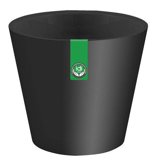 Горшок для цветов Rosemary D330мм, 16л с дренажной вставкой на колесиках (черный) - Idiland фото 2
