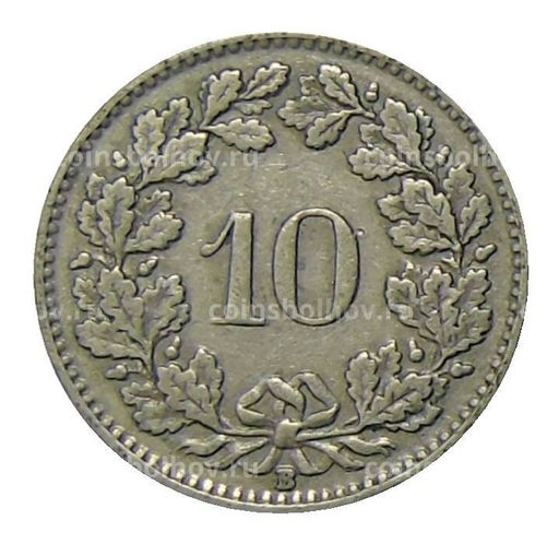 Монета 10 раппенов 1931 года Швейцария
