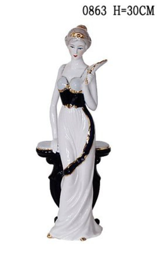Статуэтка Дама 30 см / 151102 / 0863 /уп 24/