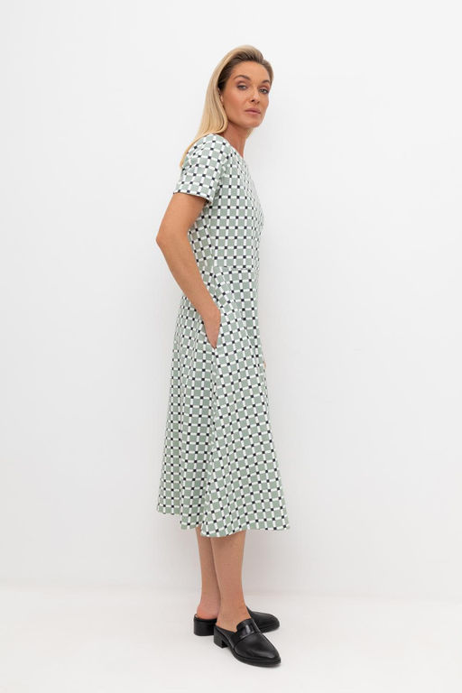 Платье Very Neat ЕВТ 5044 из интерлока комбинированная  фото 3