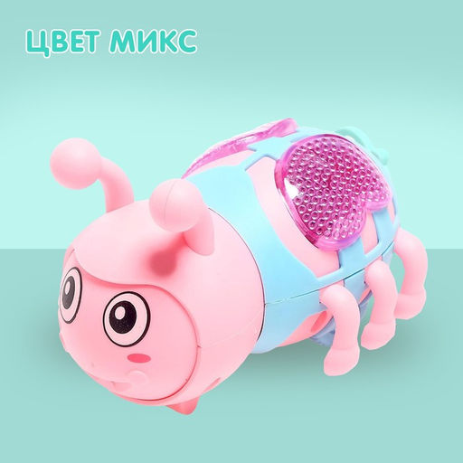 Игрушка заводная Пчела, световые эффекты, цвета МИКС - Simaland фото 5