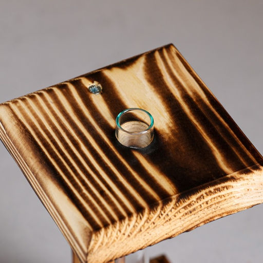 Кашпо деревянное 9916 см с 1 колбой Квадрат, обжиг Дарим Красиво  фото 5