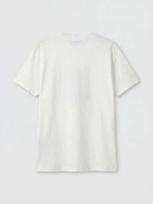 Bisiklet Yaka Bask?l? Kad?n Ti??rt