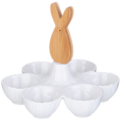 БЛЮДО ДЛЯ ЯИЦ LEFARD NATIVE 18 СМ С ДЕРЕВ. РУЧКОЙ