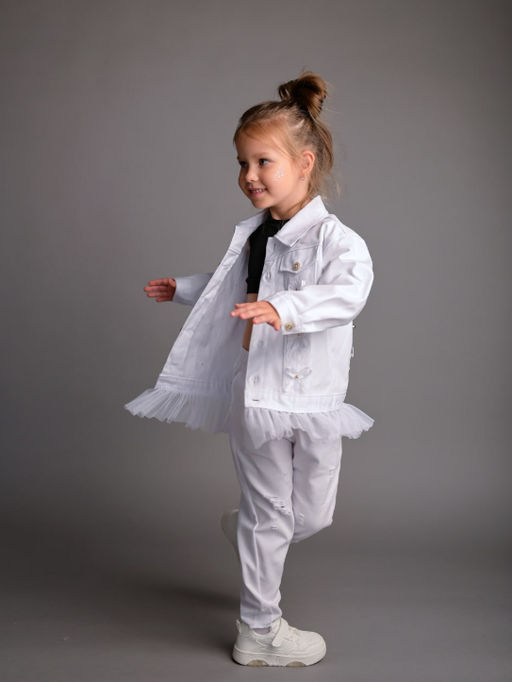 Джинсовка «RoK ЦВЕТ: БЕЛЫЙ (QR)