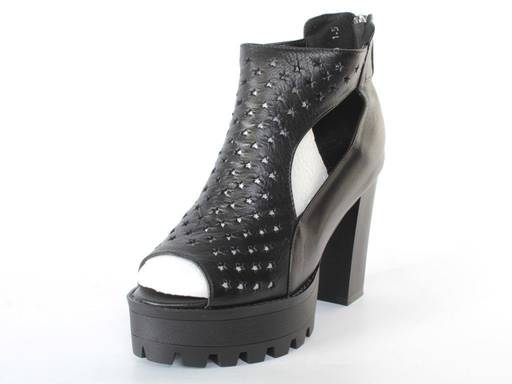 04-M3-1478 BLACK Ботинки зимние женские (натуральная кожа, натуральный мех) - Фабричный китай фото 4