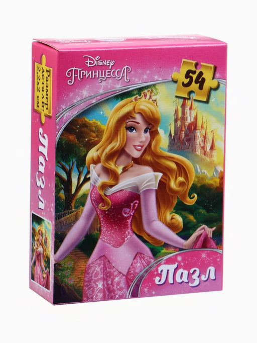 Пазлы детские для девочек Принцессы, набор 10в1, 54 детали в каждом - Disney фото 14