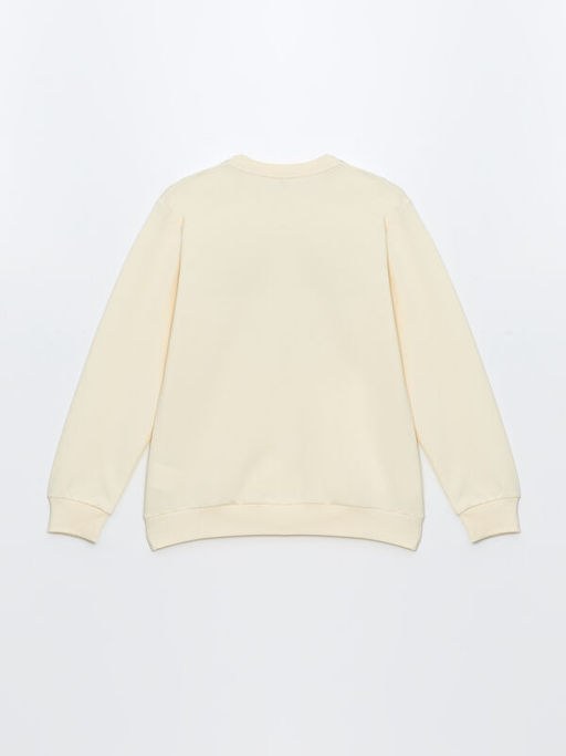 Bisiklet Yaka Bask?l? K?z ?ocuk Sweatshirt - Waikiki фото 2