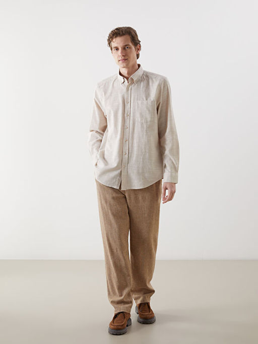 Regular Fit Uzun Kollu Arm?rl? Erkek G?mlek